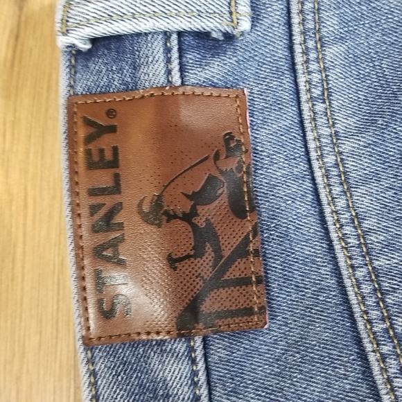 STANLEY Flannel Lined 5 Pocket Straight Leg Jeans 34 x 32 - Picture 8 of 14